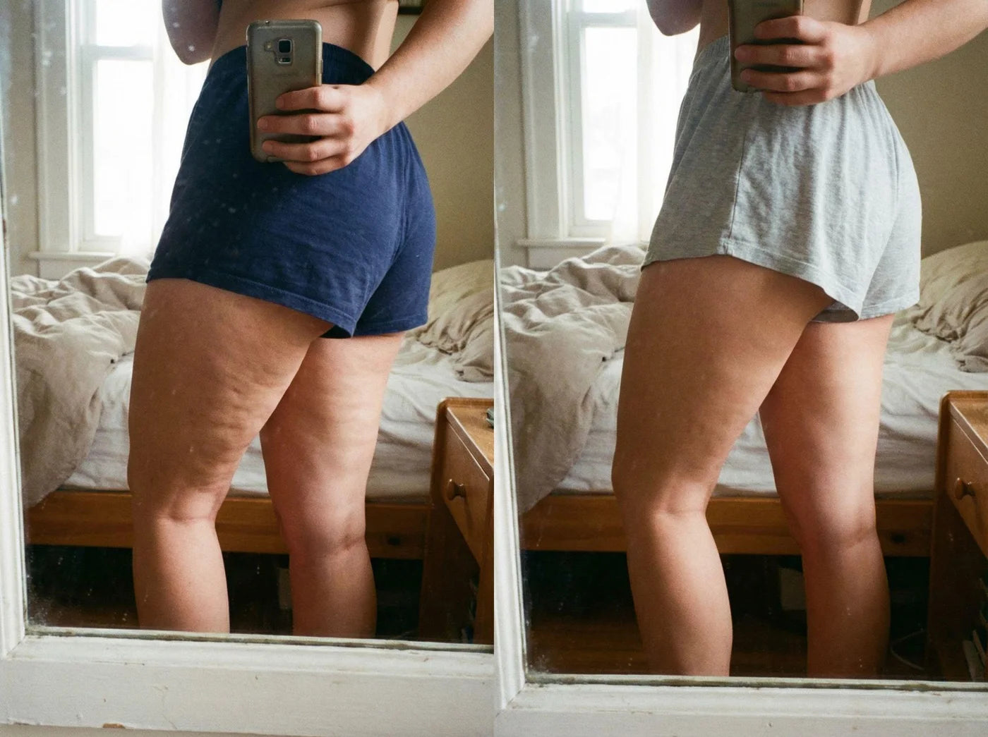 Ana Vidal, antes y después de seis semanas