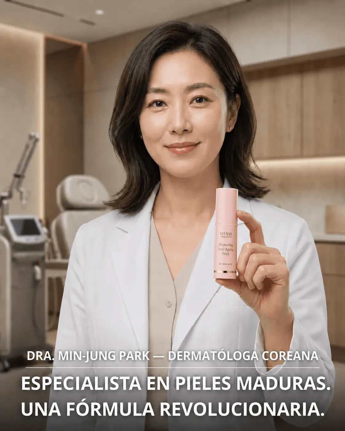 Balsamo facial Vitalis con colageno hidrolizado y acido hialuronico