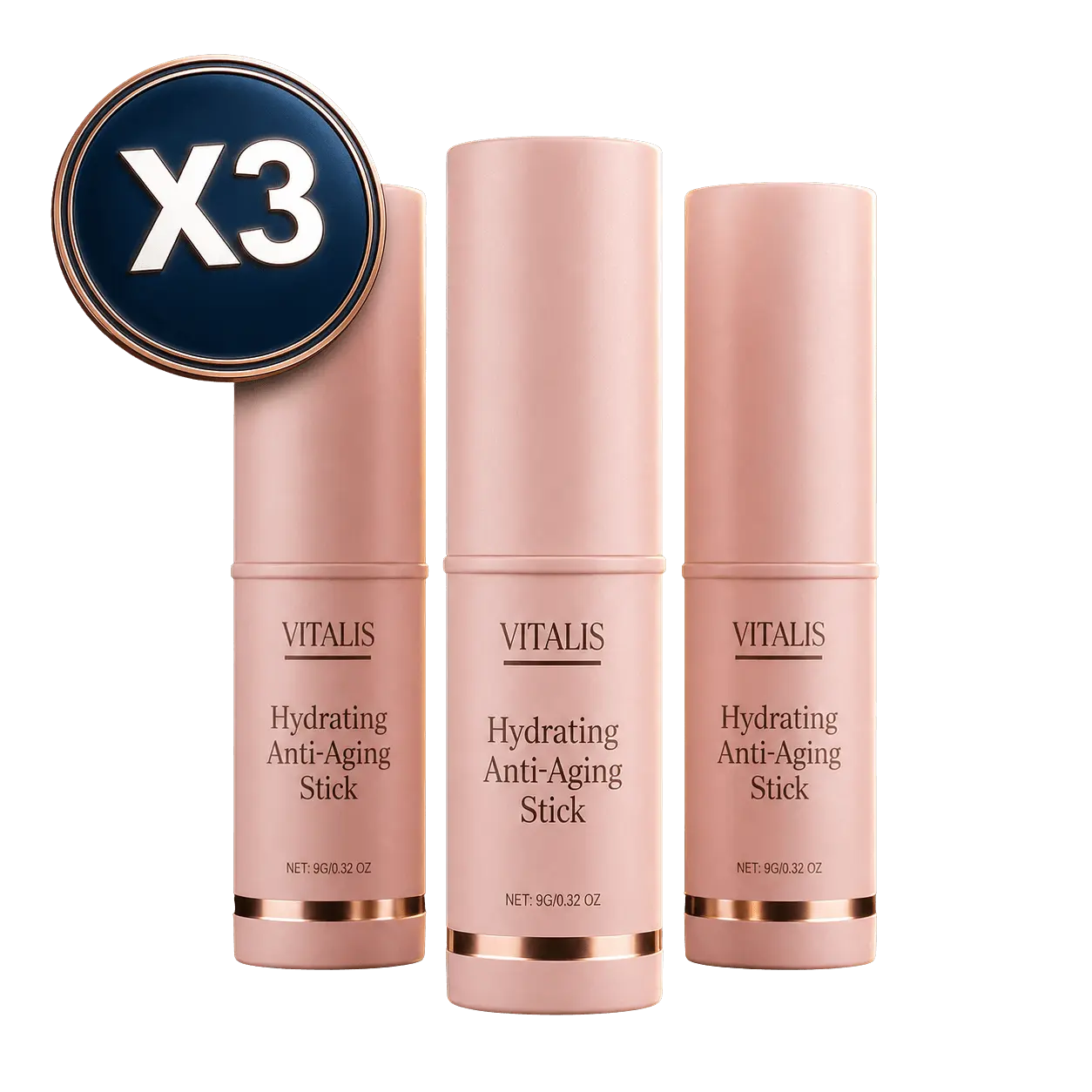 Pack de balsamo facial Vitalis en formato stick
