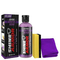 Kit Shine Armor 3 en 1: bote, esponja y paño de microfibra