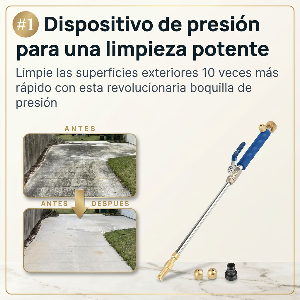 Noole: ¡Una presión de agua increíble en un paquete pequeño! (Promoción Exclusiva)