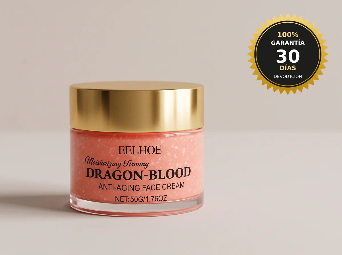Tarro de Crema Dragon Blood con el sello de garantía de devolución de 30 días