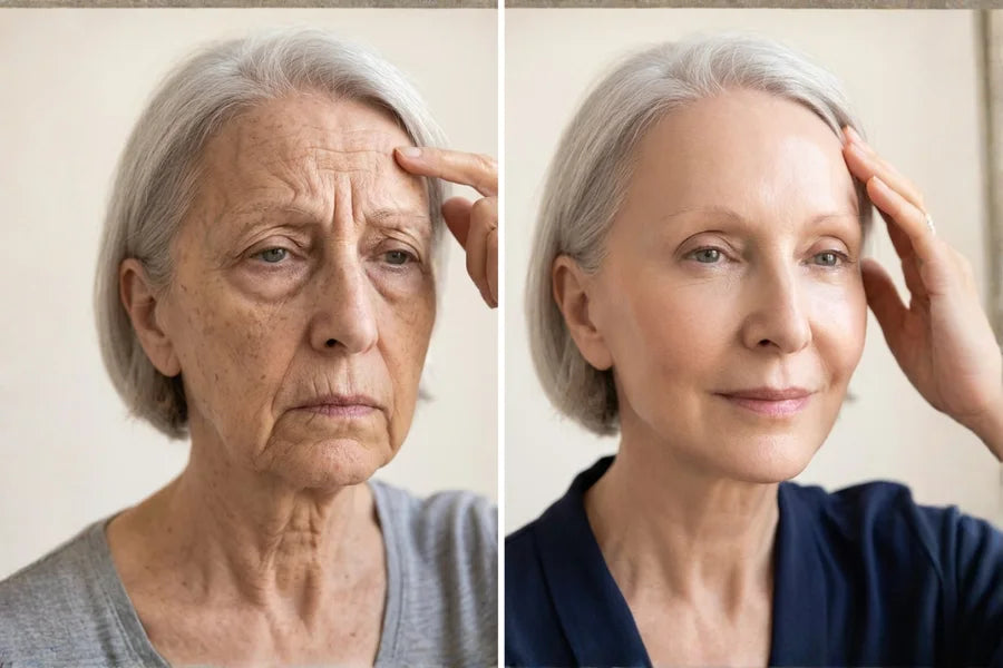 Rosa Maíllo, antes y después: el cuello y el óvalo facial