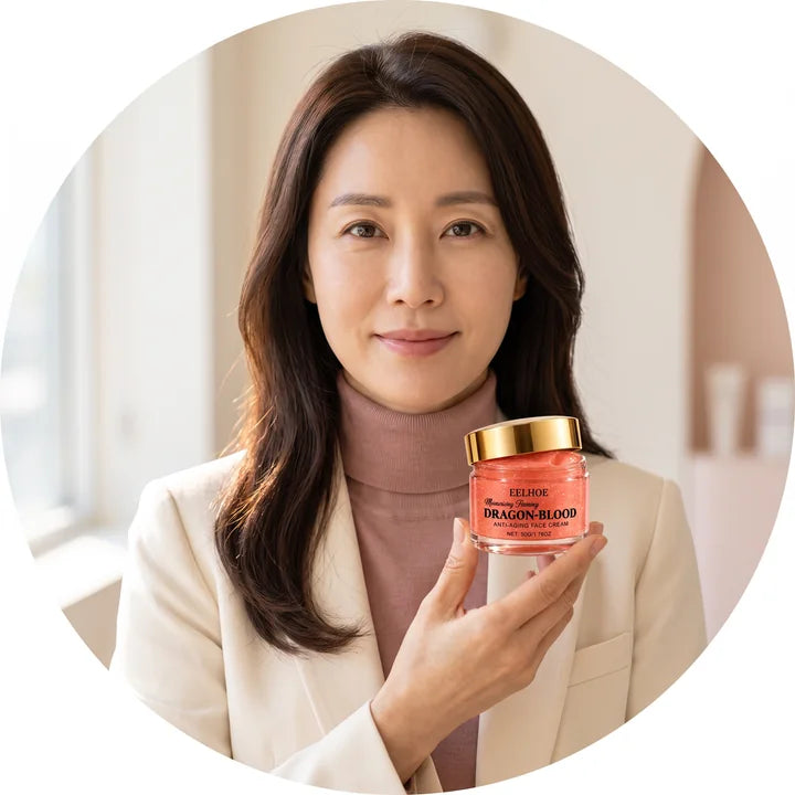Dra. Seo-Yeon Han con la Crema Dragon Blood