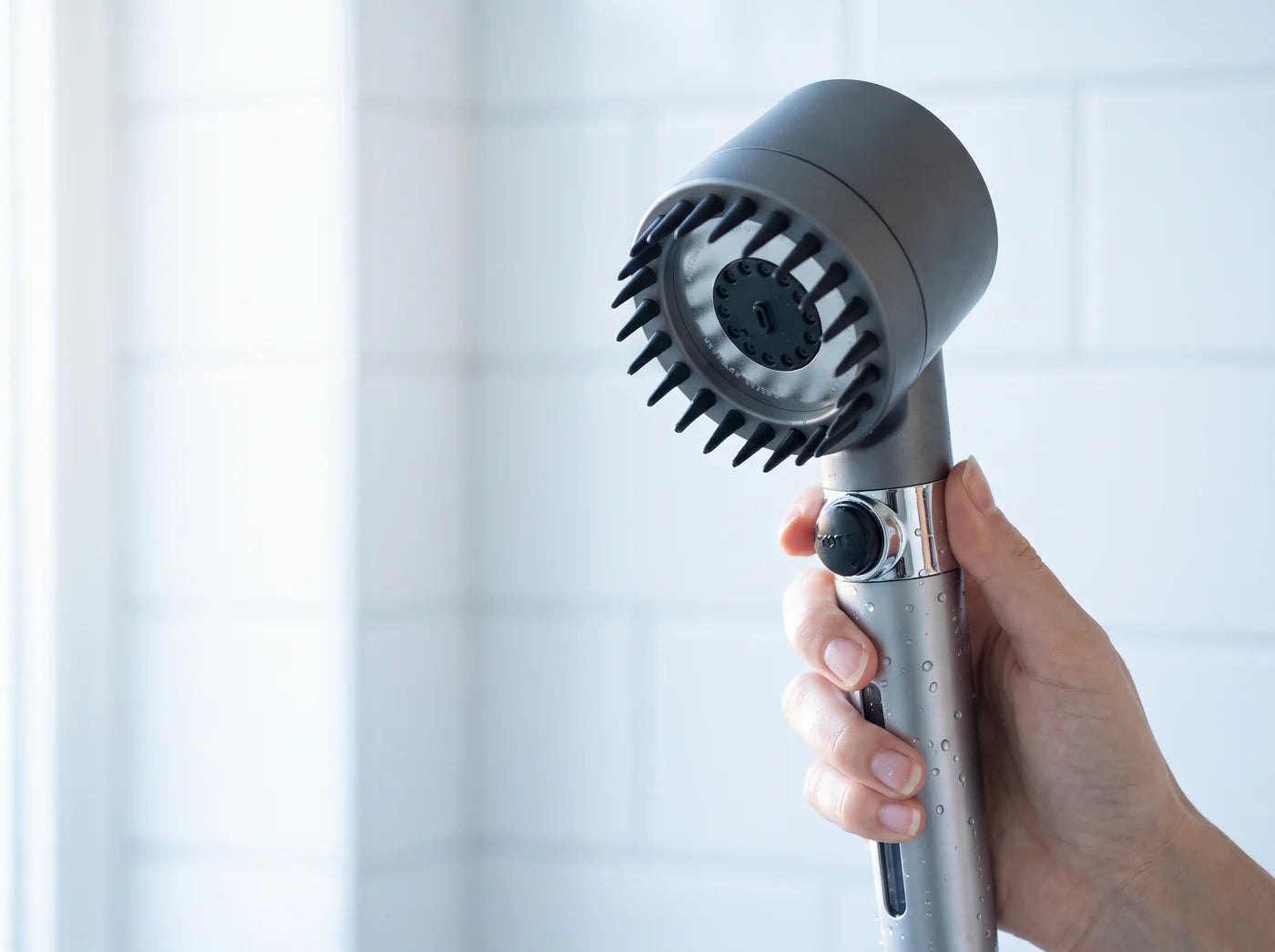 Alcachofa de ducha IonShower — alta presión con filtración iónica